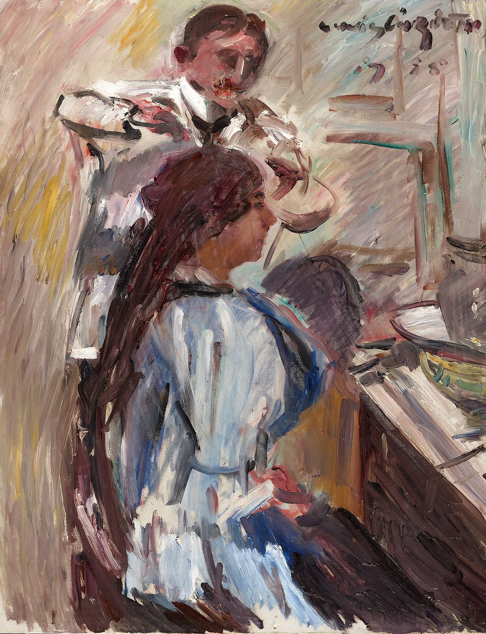 Le coiffeur - Lovis Corinth