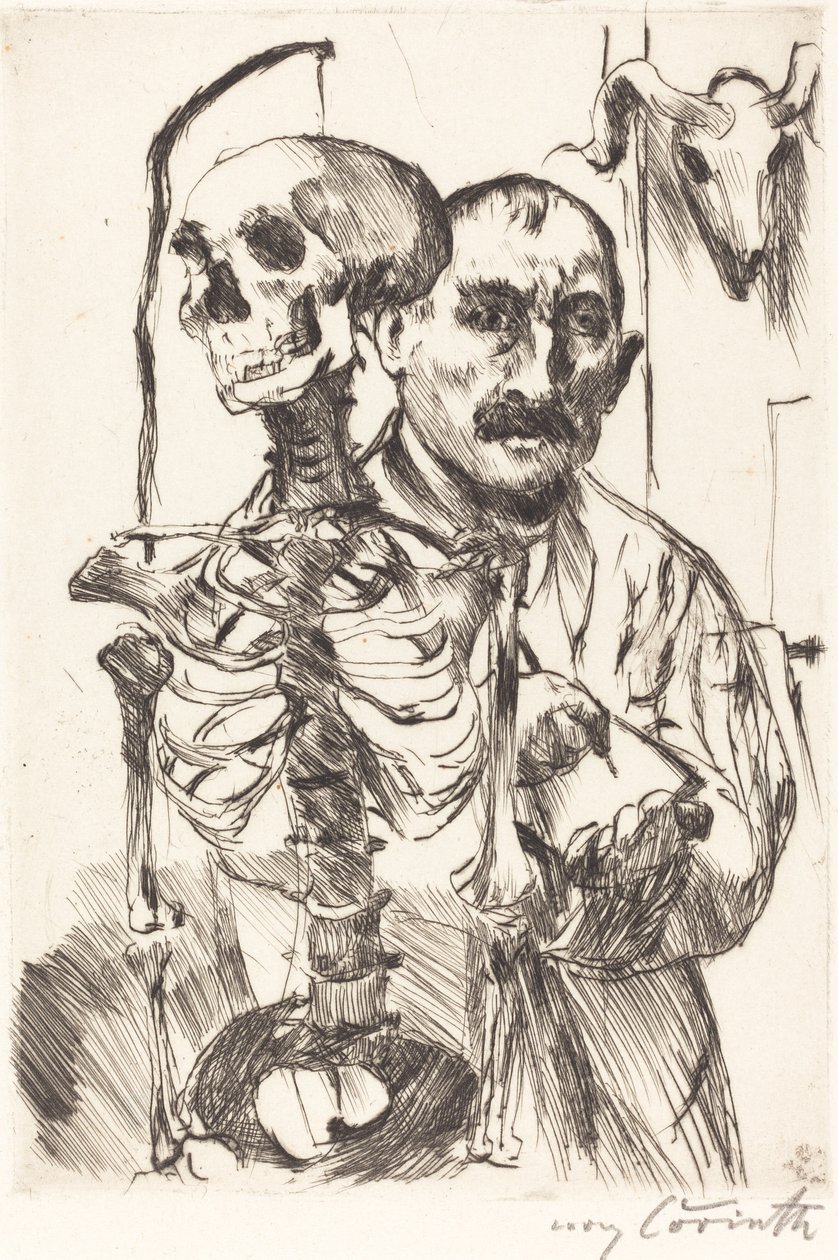 Der Künstler und der Tod II - Lovis Corinth