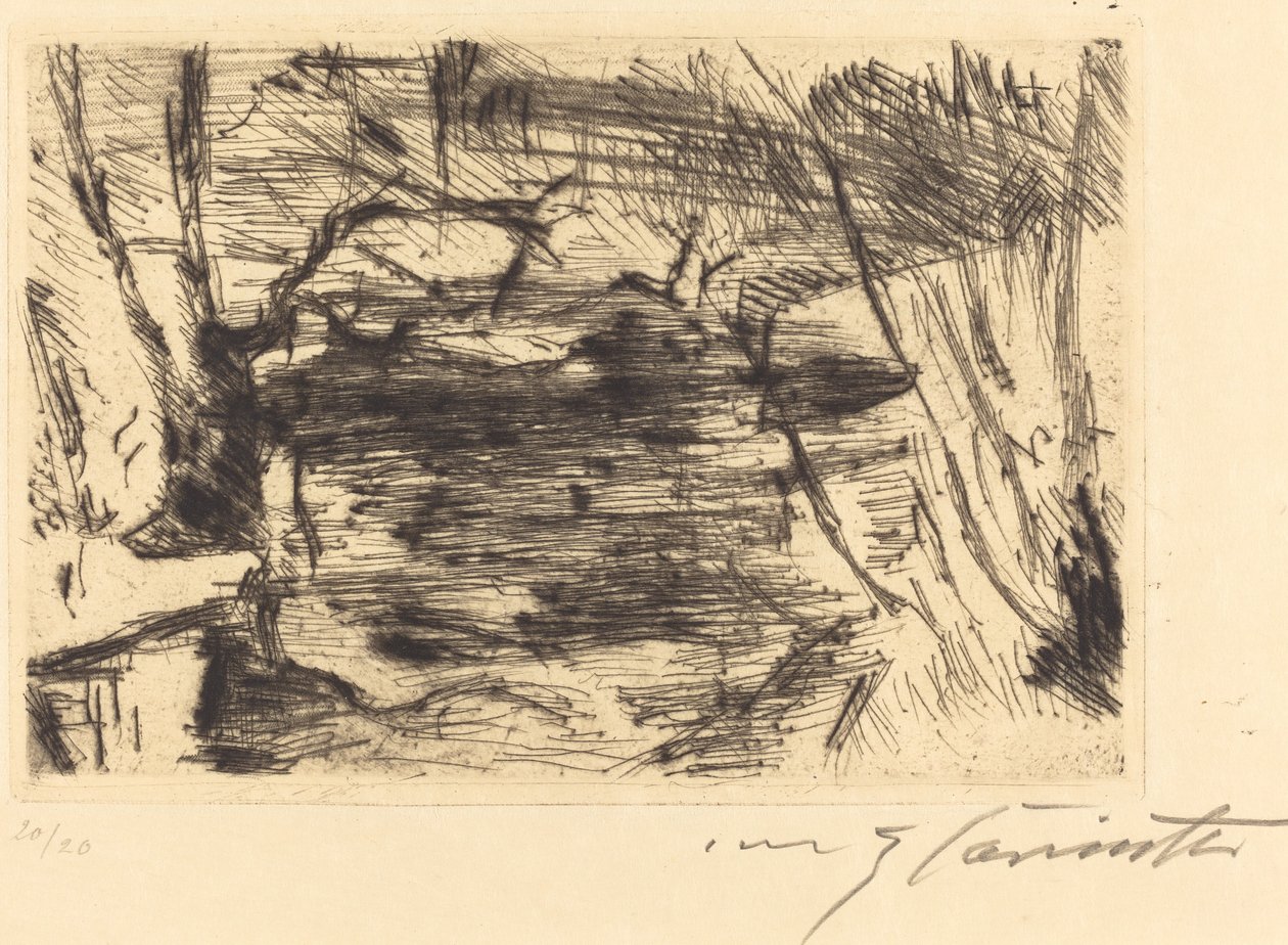 Le nouveau lac - Lovis Corinth