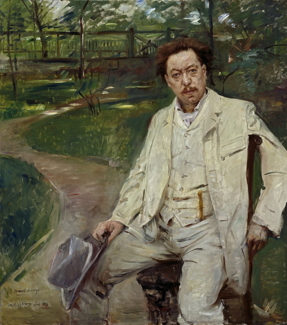 Le pianiste Conrad Ansorge - Lovis Corinth