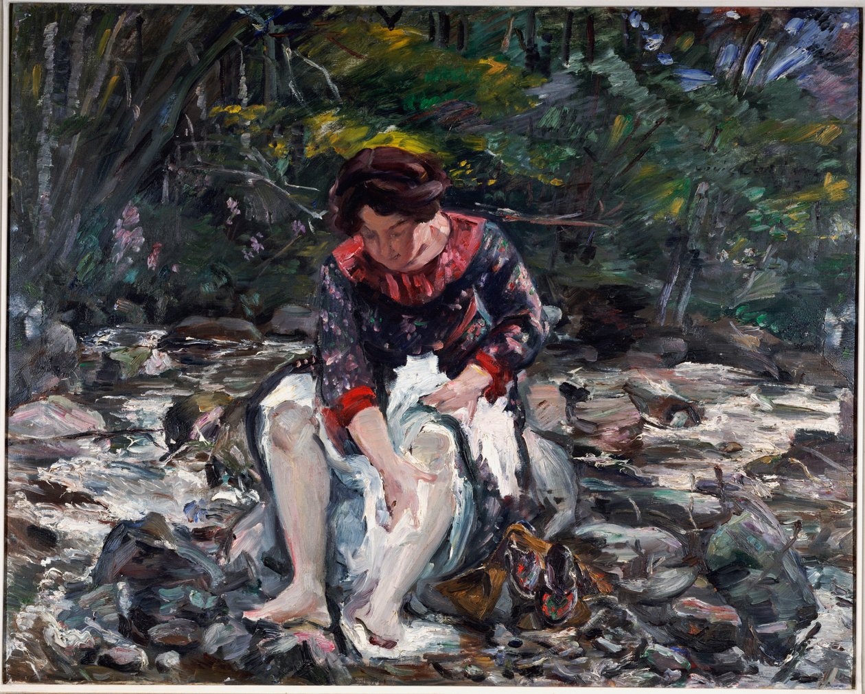 Fille dans le ruisseau - Lovis Corinth