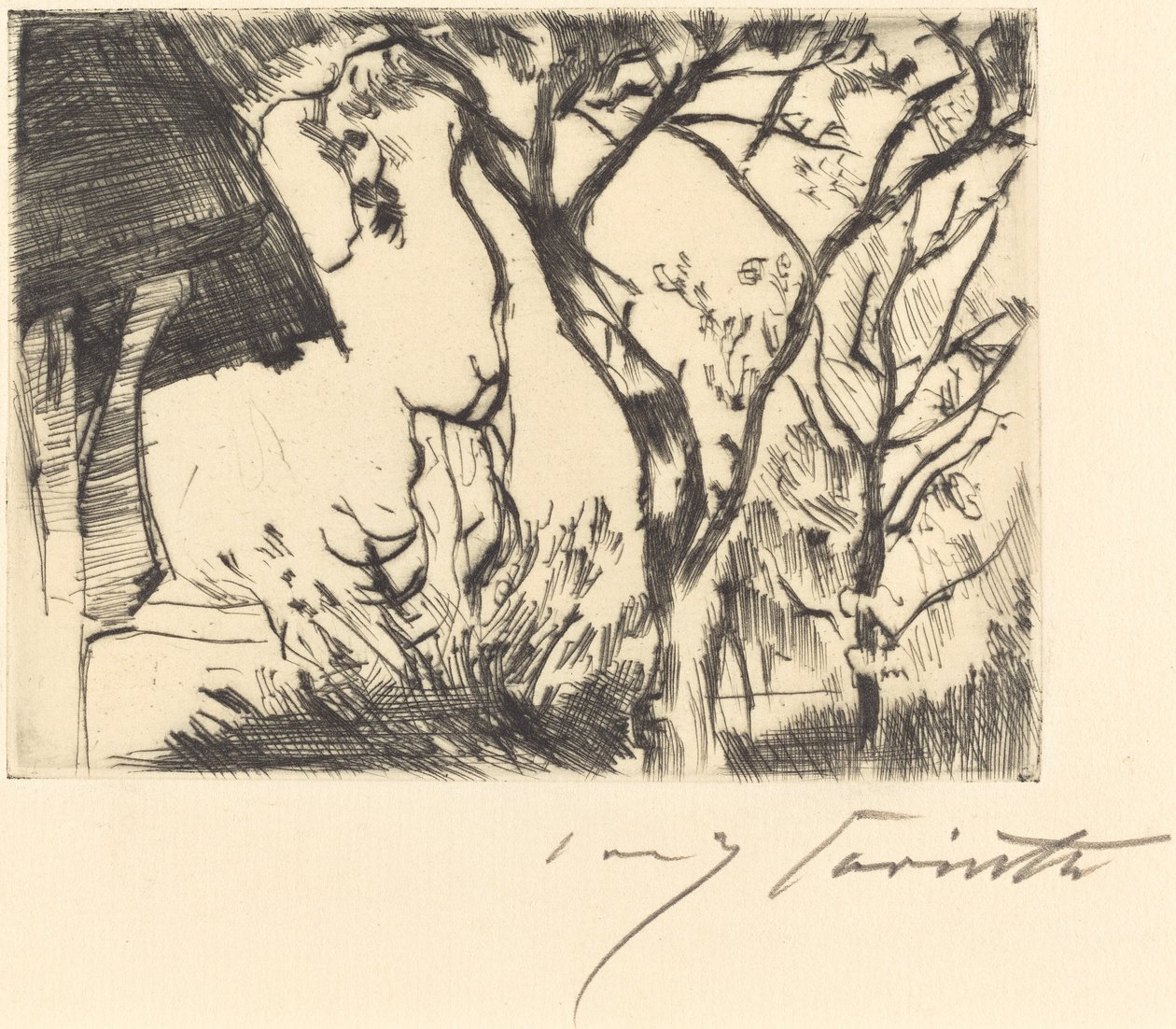 Coin de maison, 1918 - Lovis Corinth