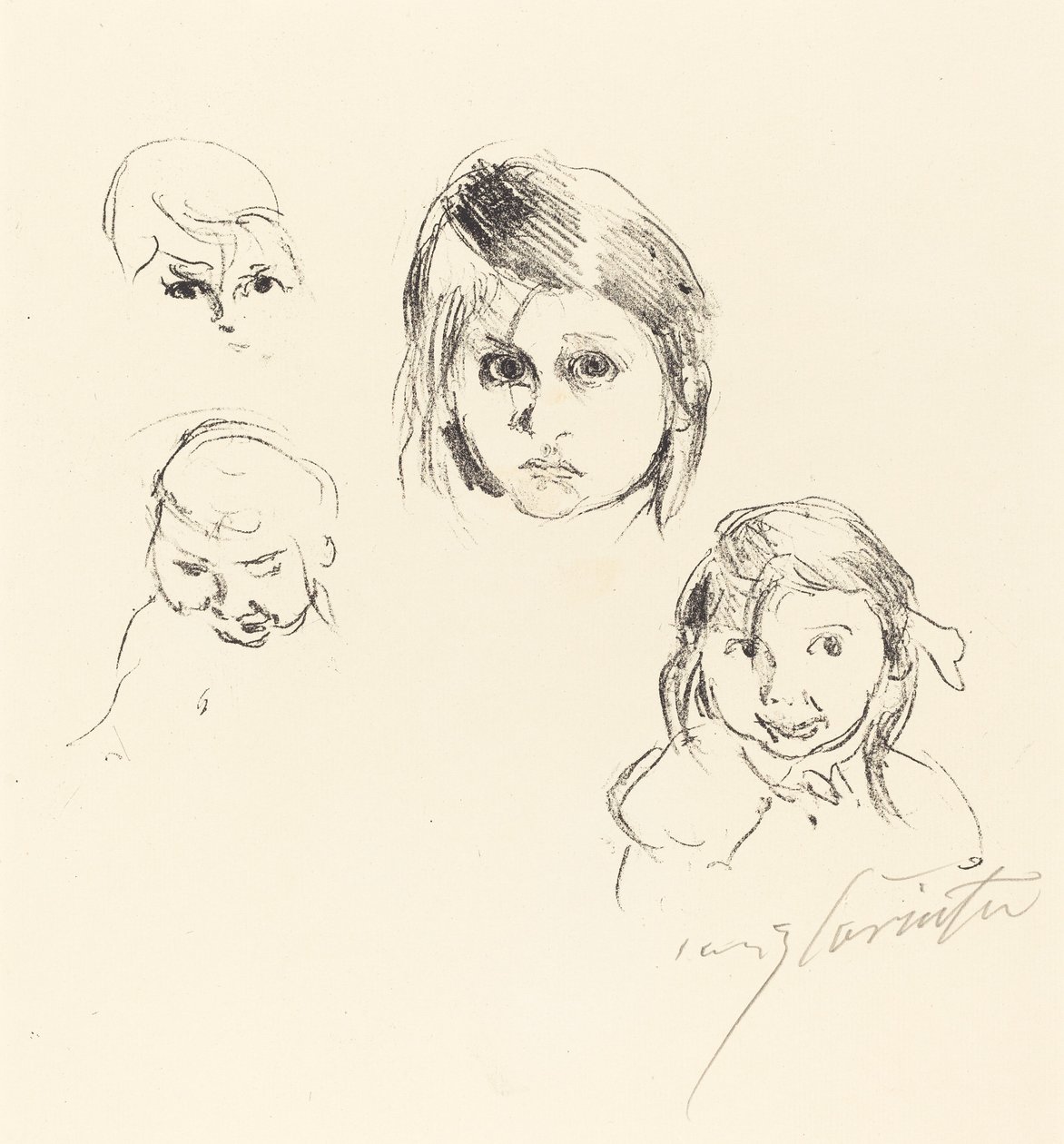 Kinderköpfe, 1914 - Lovis Corinth