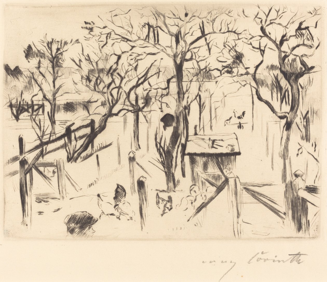 Verger en automne - Lovis Corinth
