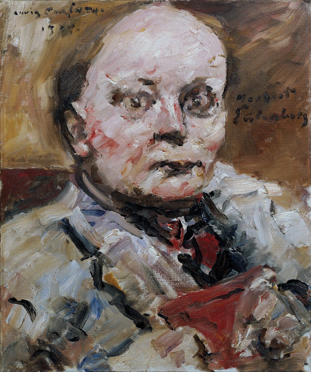 Portrait du poète Herbert Eulenberg, 1924 - Lovis Corinth