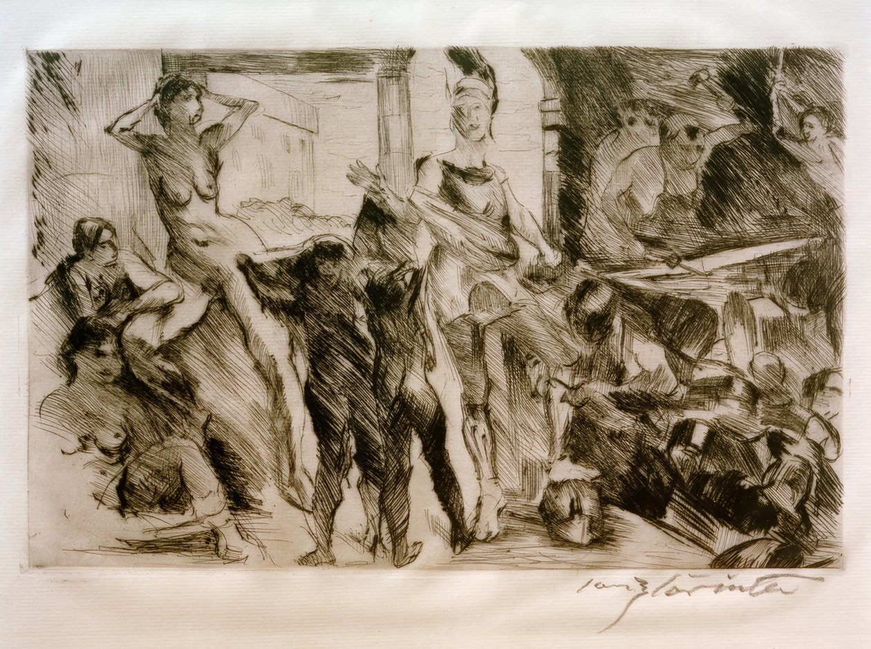La forge de Vulcain - Lovis Corinth