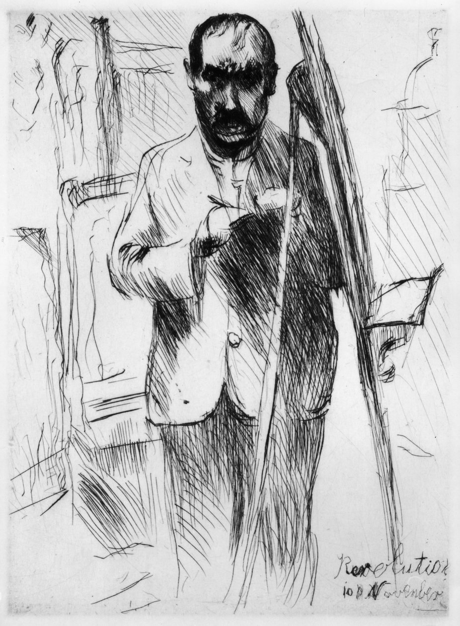 Autoportrait devant le chevalet - Lovis Corinth