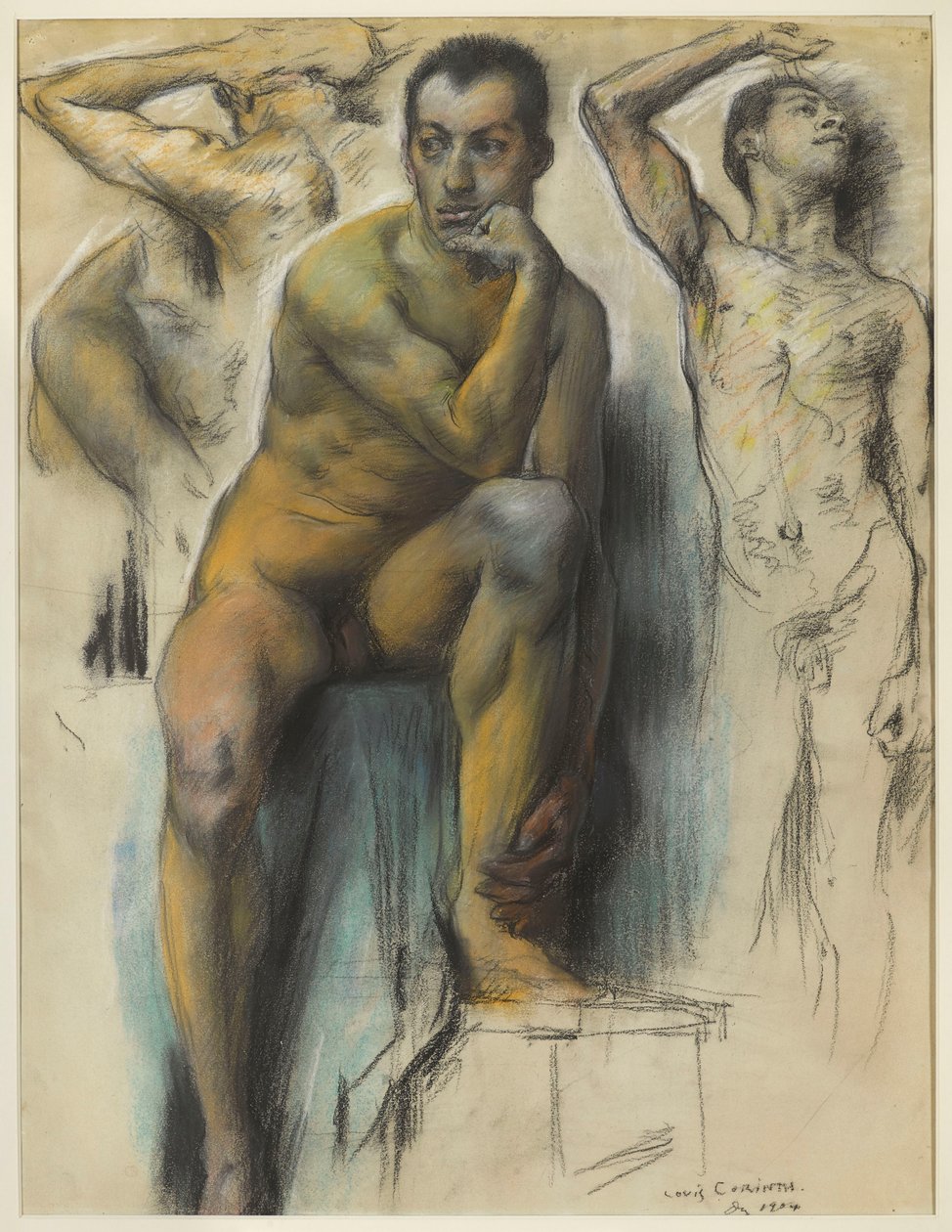 Études de nus masculins - Lovis Corinth