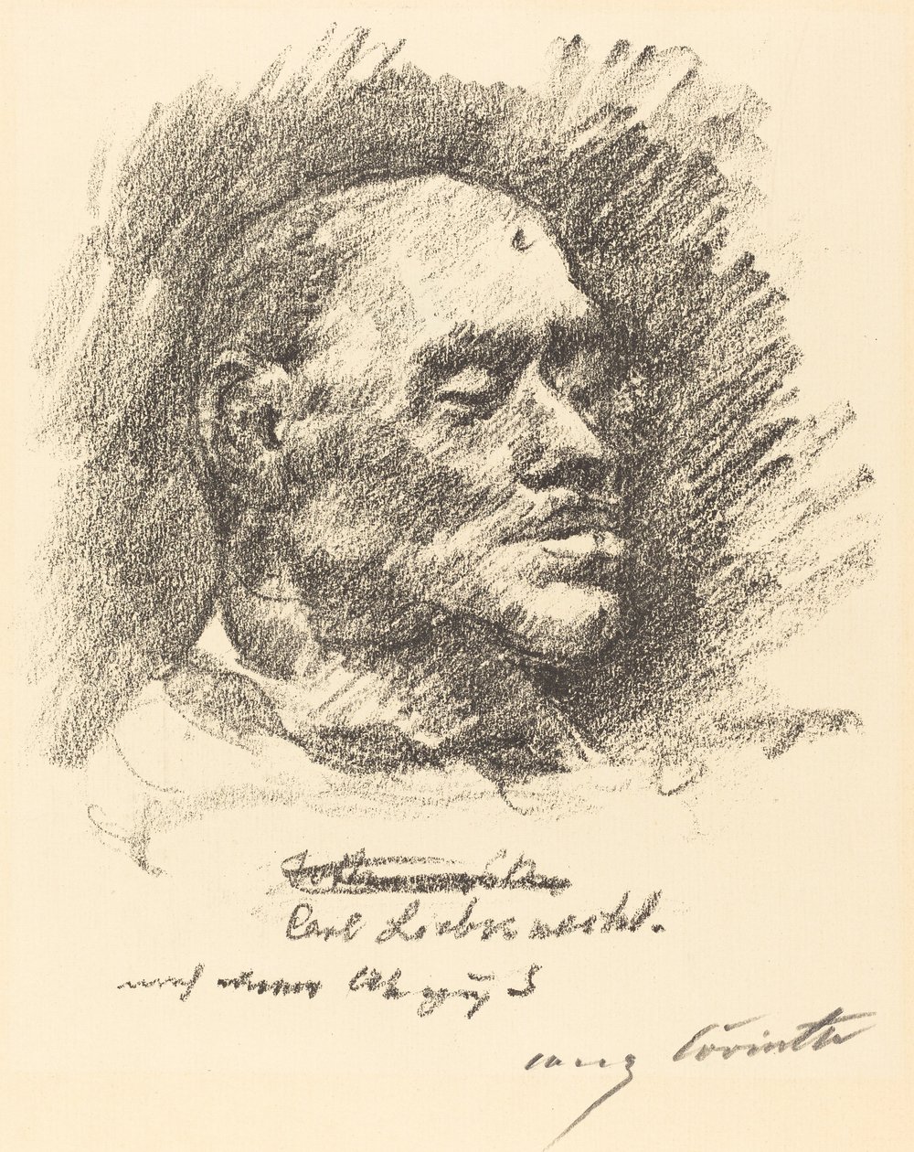 Masque mortuaire de Liebknecht - Lovis Corinth