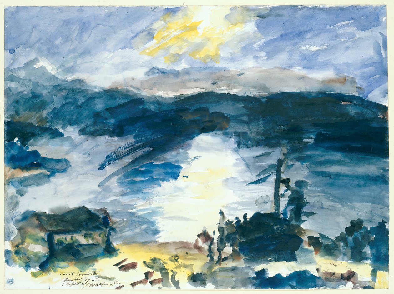 Paysage de Walchensee - Lovis Corinth