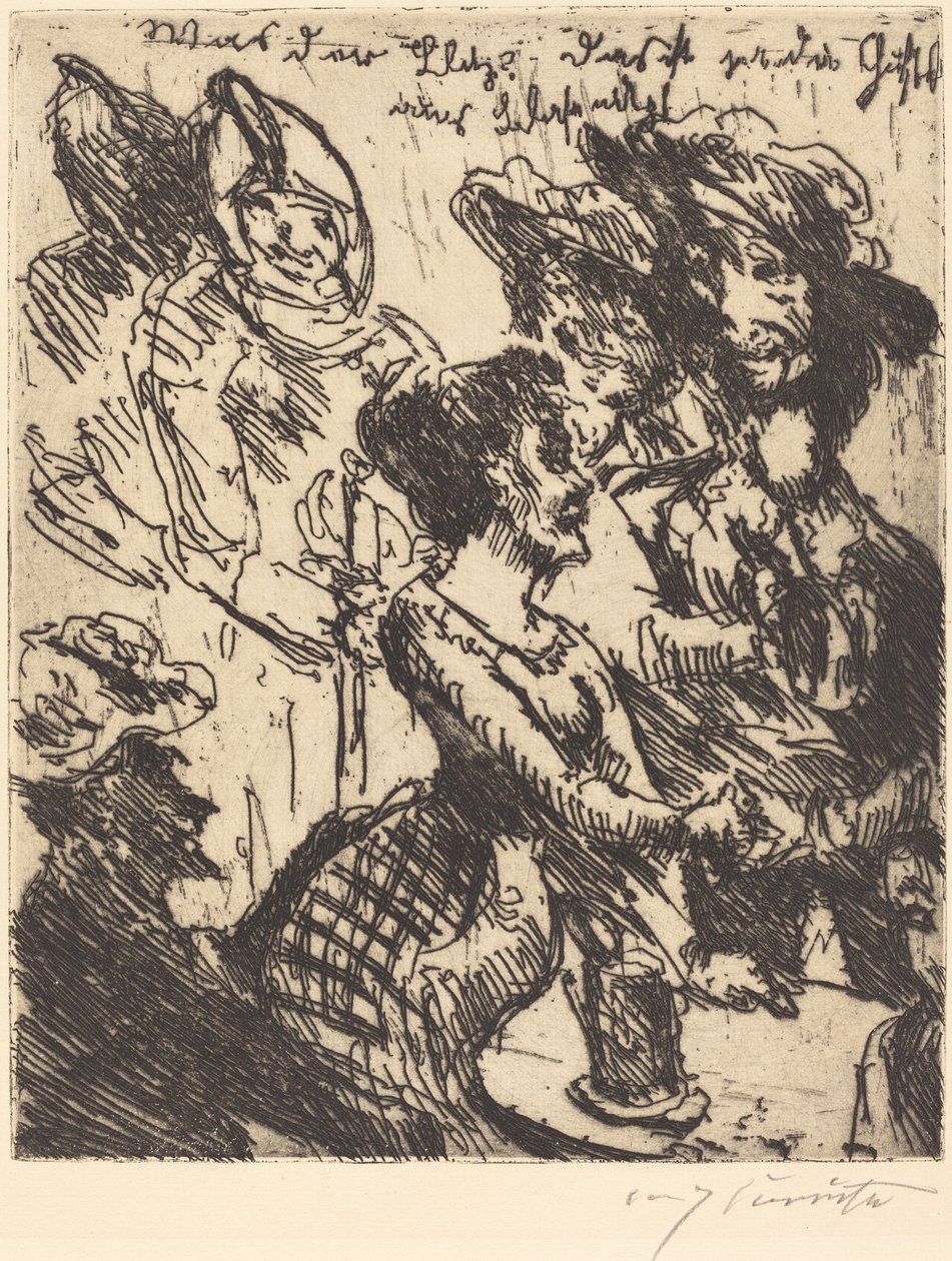 Was der blitz! Das ist ja die gustel von blasewitz, 1923 - Lovis Corinth