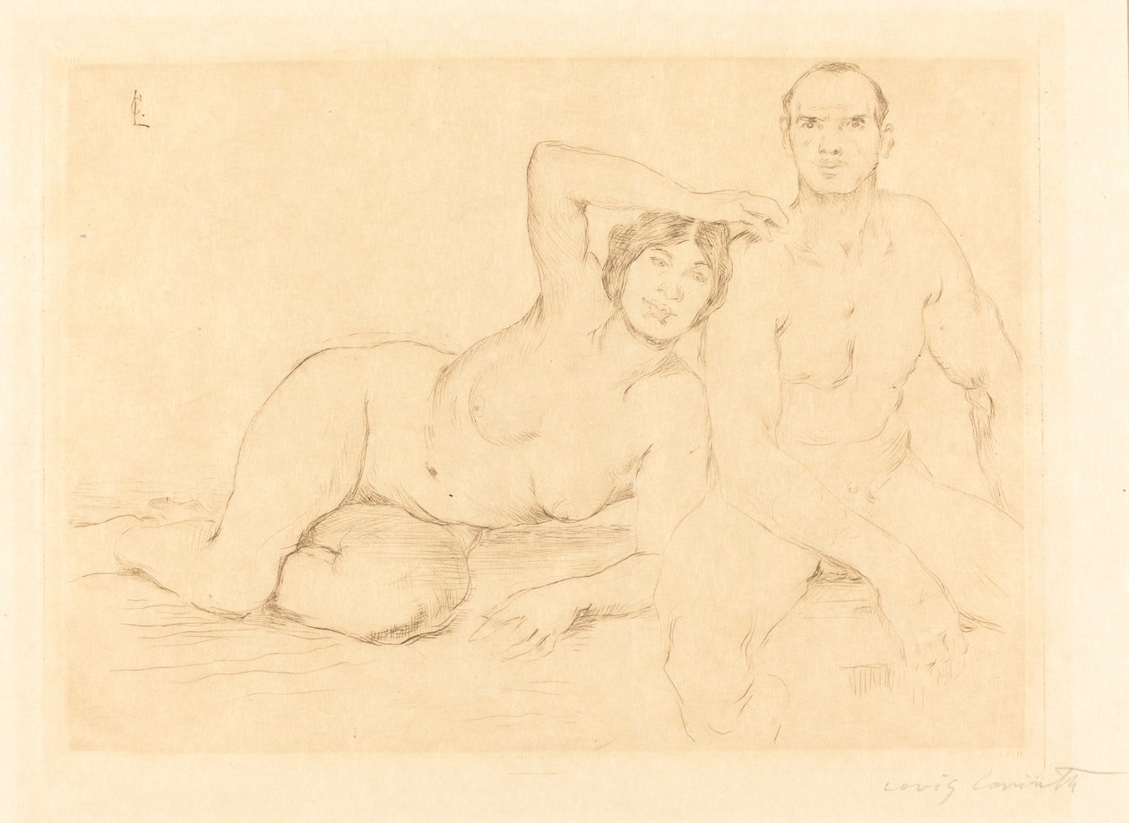 Zwei Menschen - Lovis Corinth