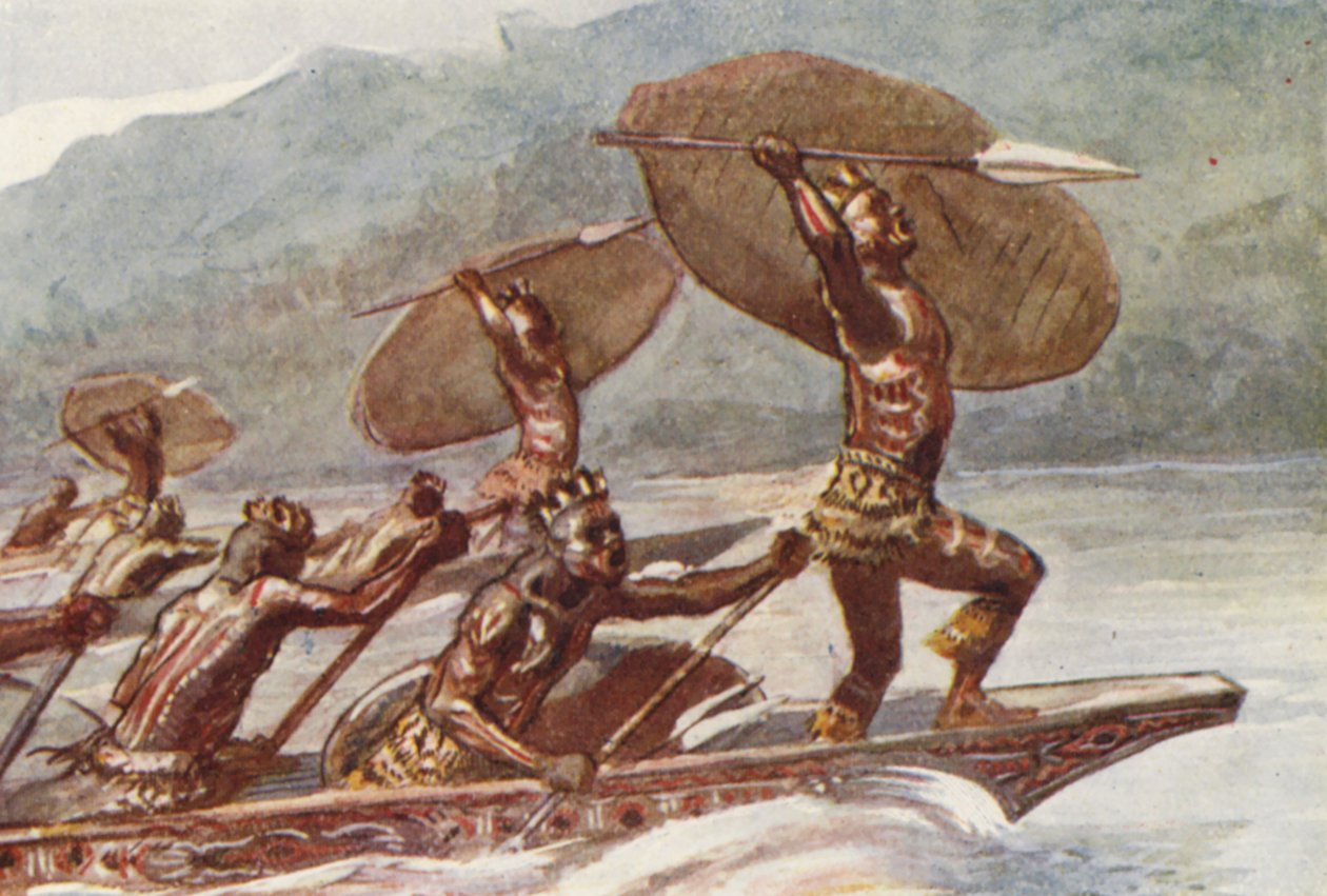 Illustration pour la vie de HM Stanley (lithographie couleur) - Lowes Dalbiac Luard