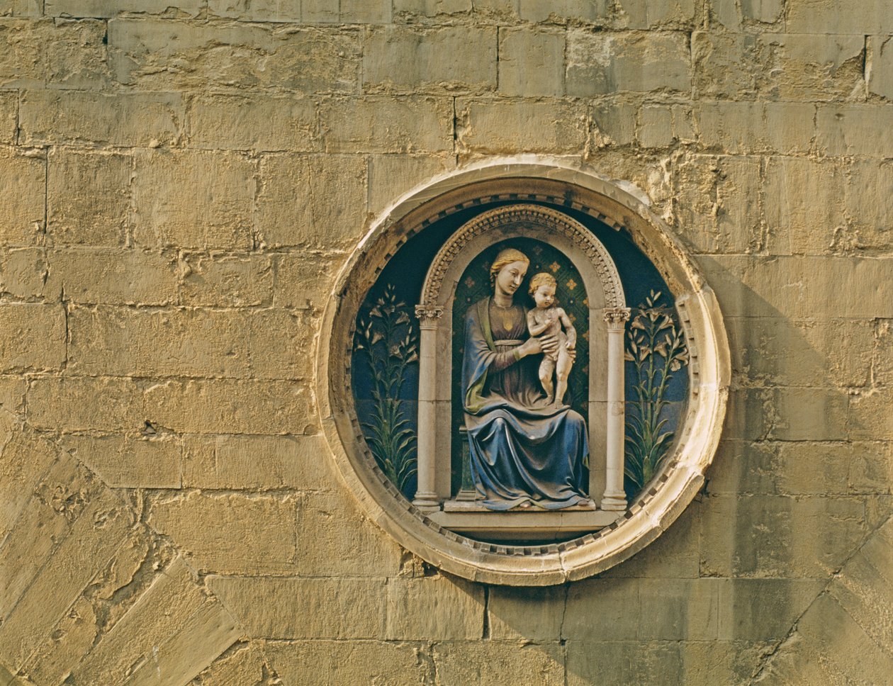 Stemma de la guilde des médecins et apothicaires - Luca Della Robbia