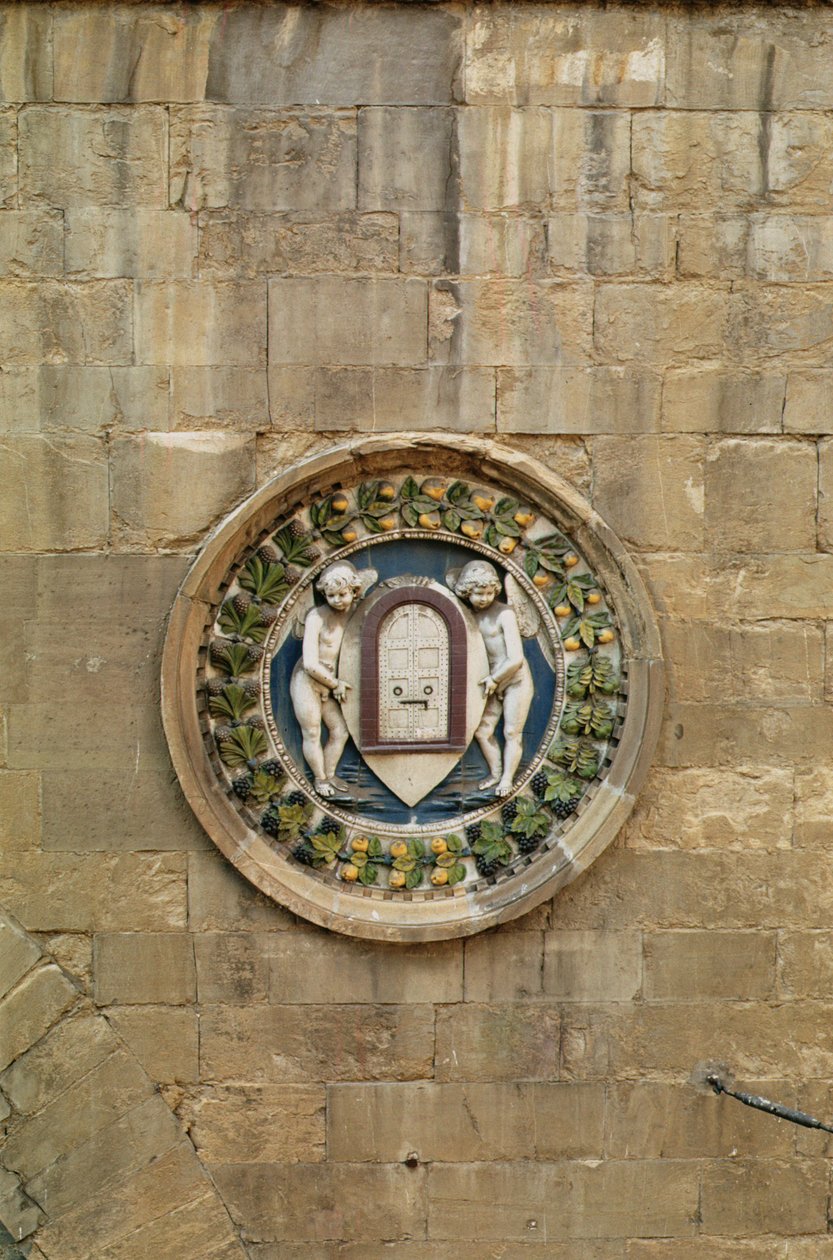 Stemma de la guilde des tisserands de soie - Luca Della Robbia