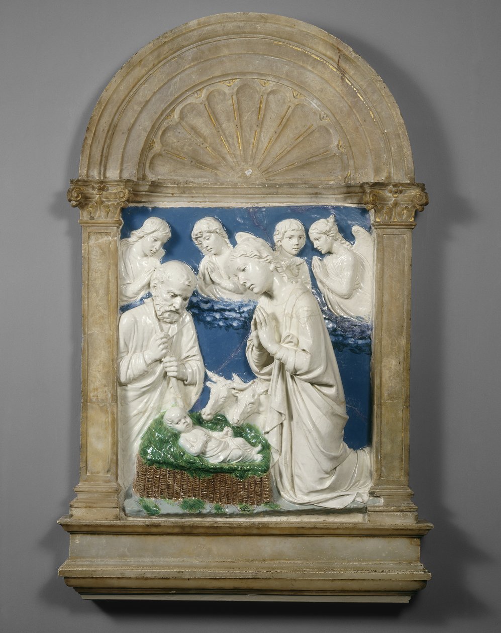 La Nativité, c.1460 - Luca Della Robbia