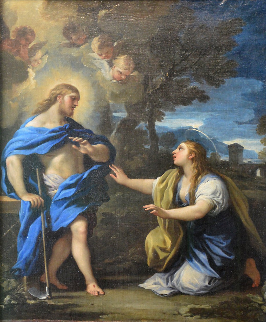 Le Christ apparaissant à la Madeleine - Luca Giordano