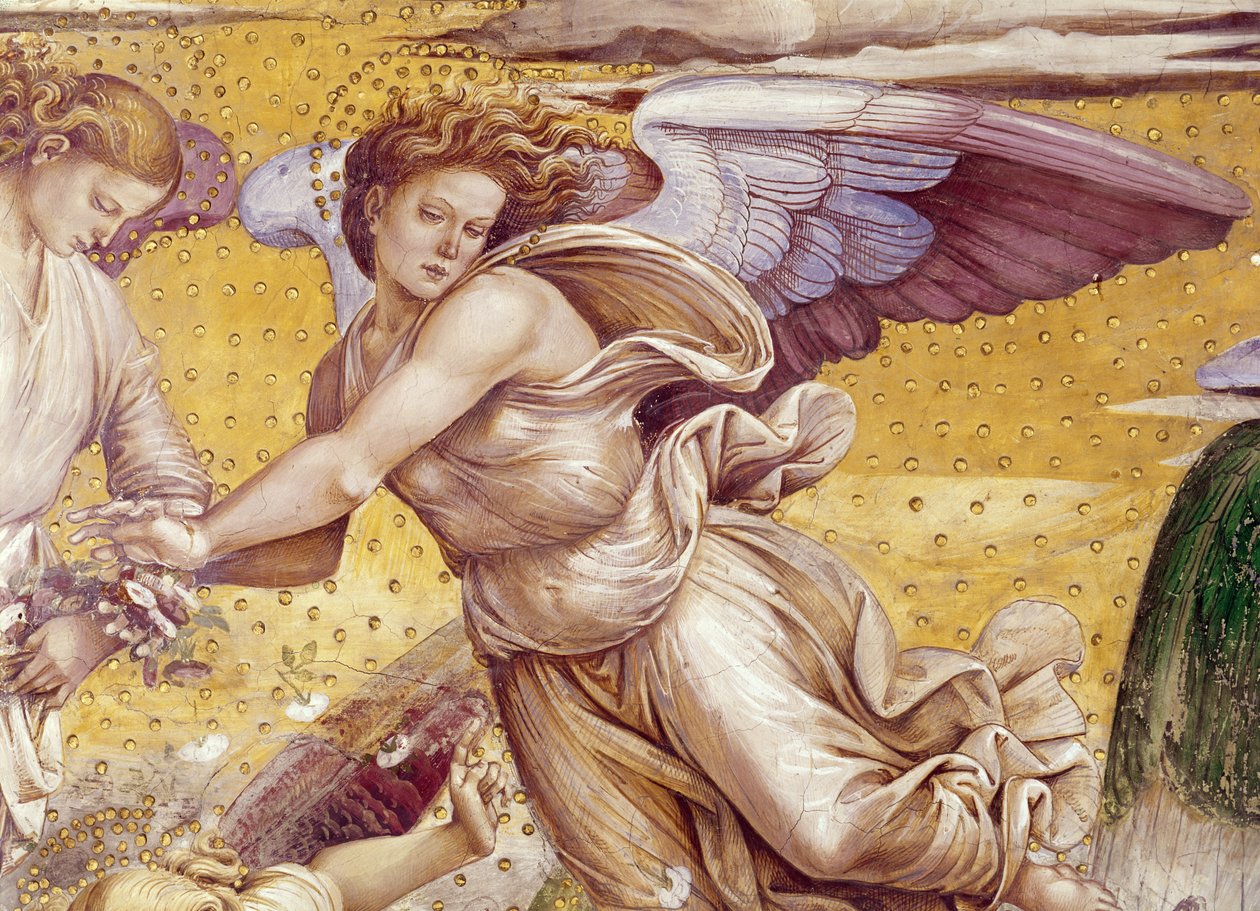 Détail des Élus au Paradis, de la Chapelle de la Madonna di San Brizio, 1499-1504 - Luca Signorelli