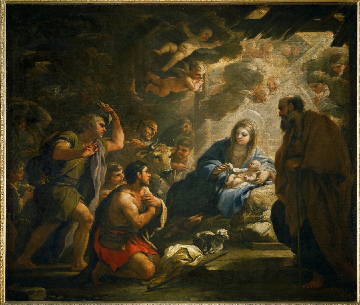 Adoration des bergers ... - Luca (circle of) Giordano