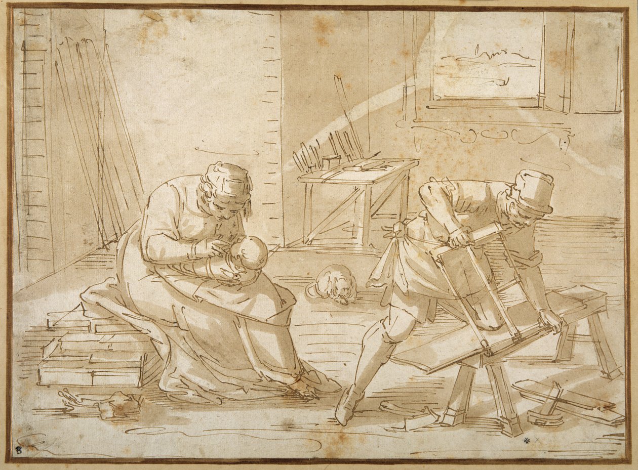 Étude pour la Sainte Famille dans l