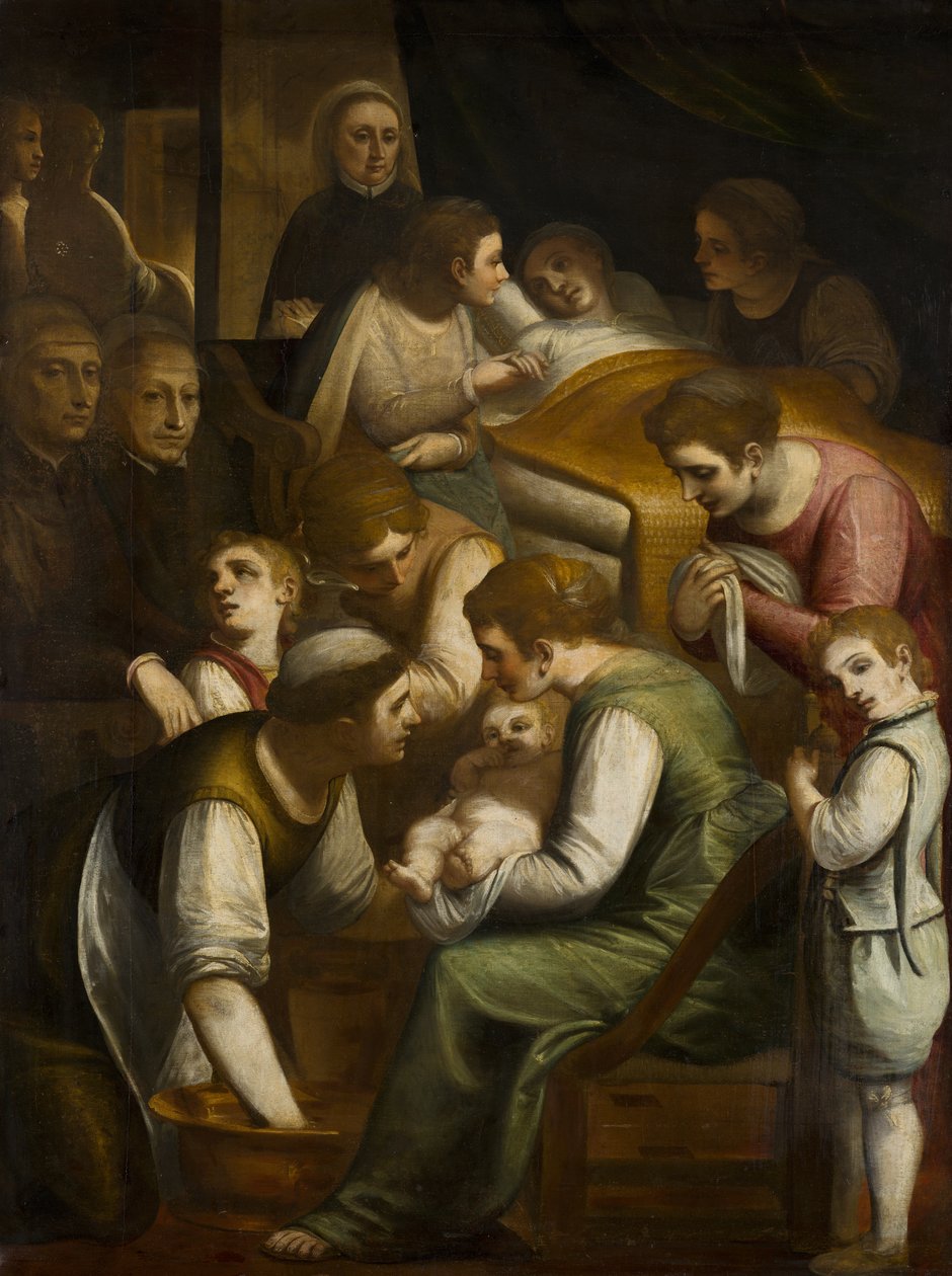 La Nativité de Marie - Luca Cambiaso