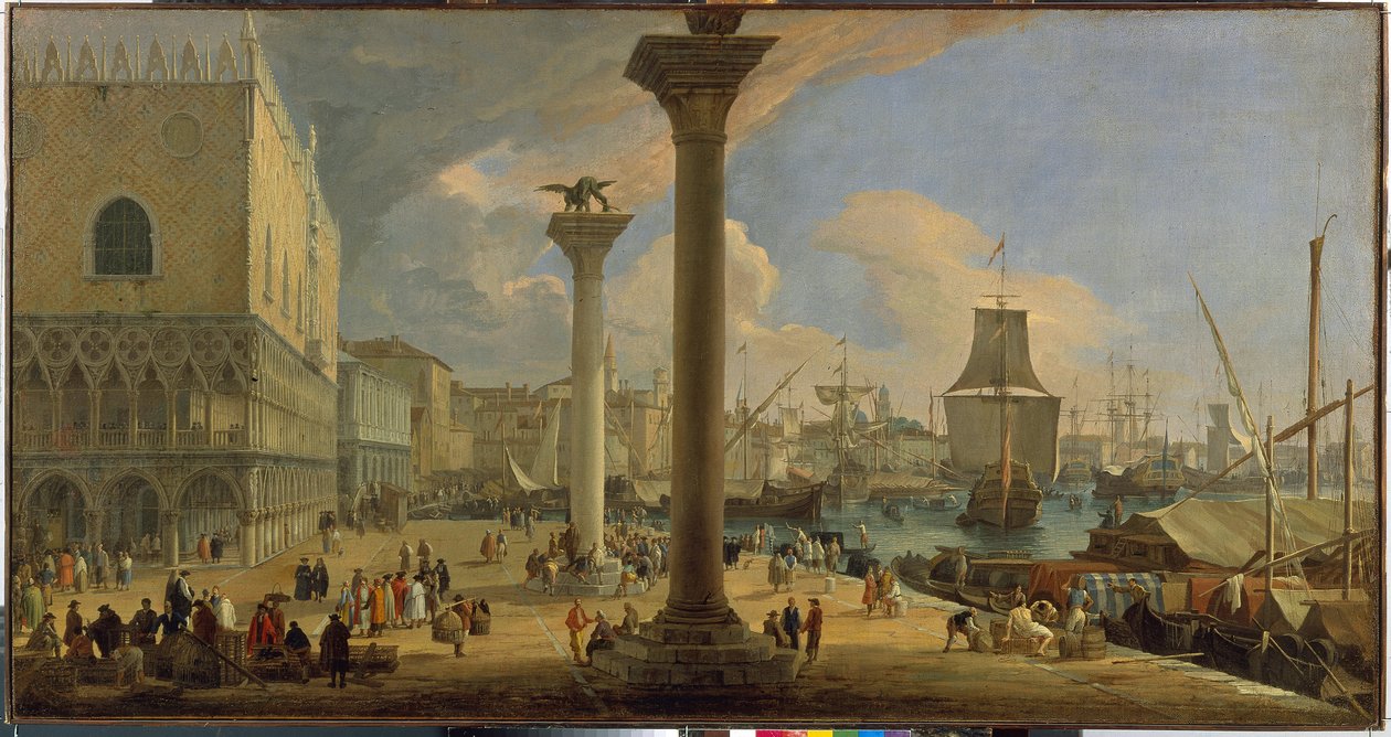 Le Molo et le palais des Doges (Venise, Italie) - Luca Carlevaris