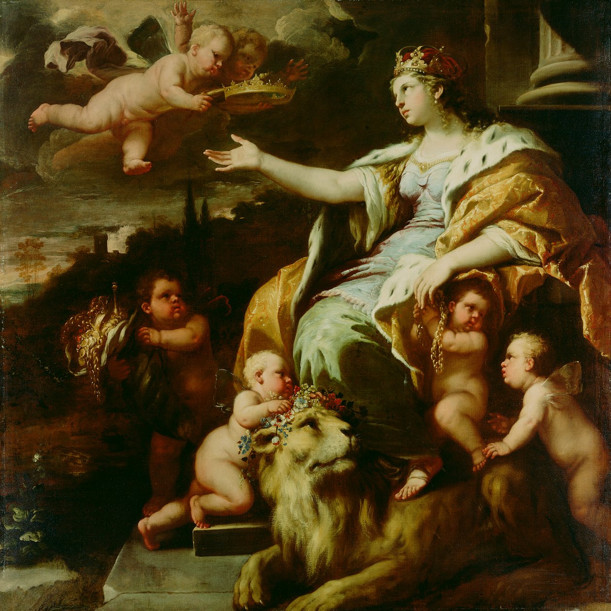 Allégorie de la magnanimité, c.1670 - Luca Giordano