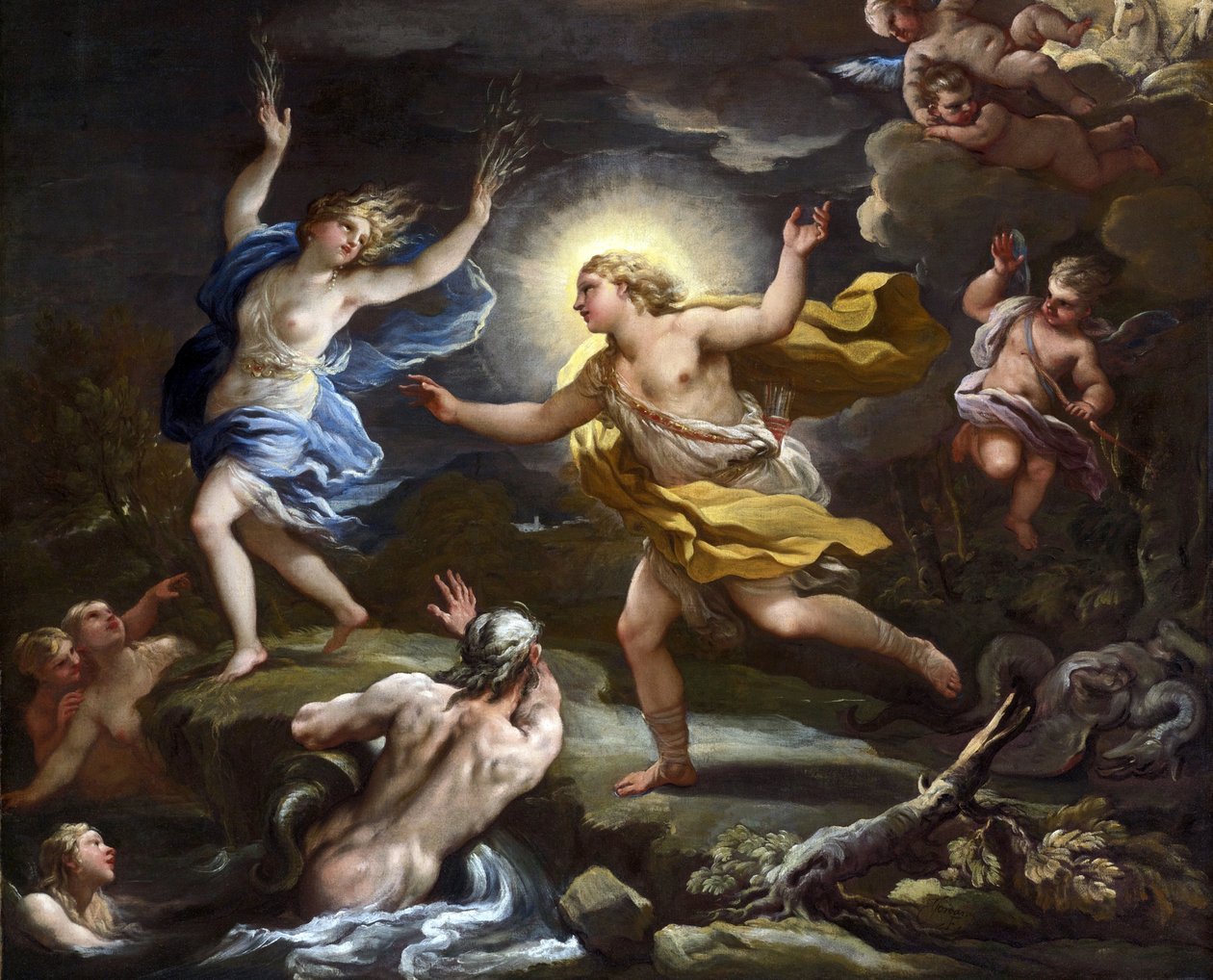 Baroque : Apollon et Daphné - Luca Giordano