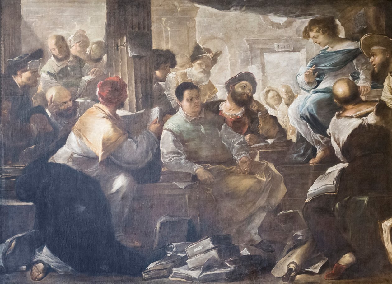 Le Christ parmi les docteurs - Luca Giordano