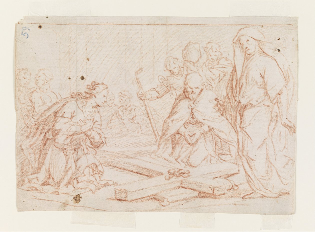 La découverte de la croix - Luca Giordano