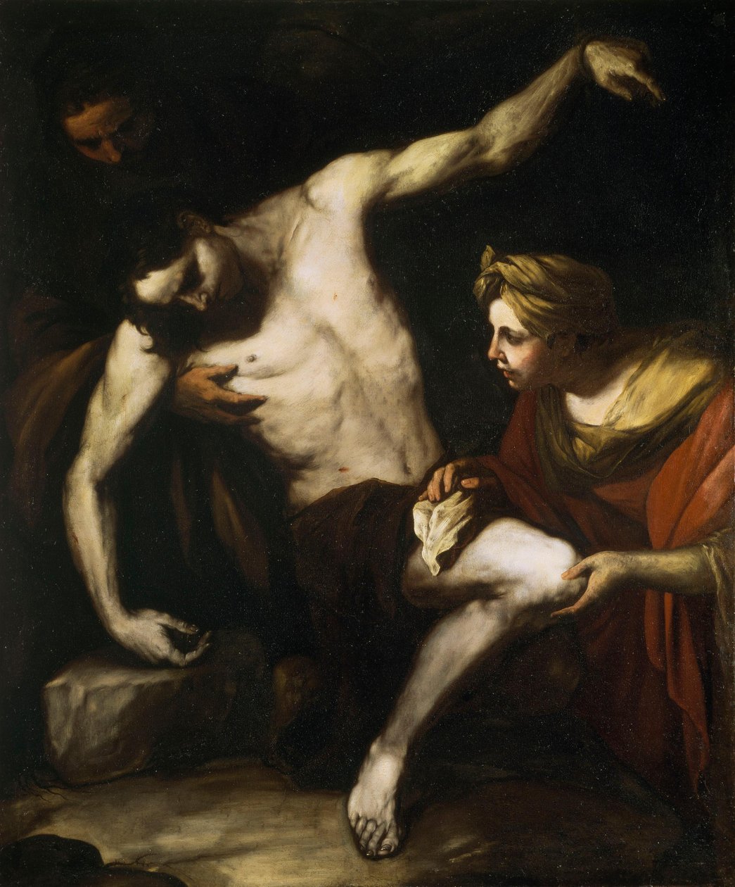 Saint Sébastien soigné par sainte Irène - Luca Giordano