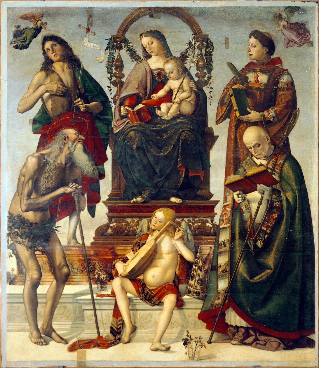 Pala de Saint Onuphrius, Vierge à l