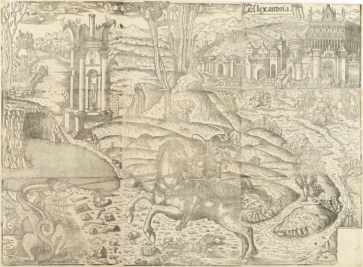 Saint Georges et le Dragon - Lucantonio degli Uberti