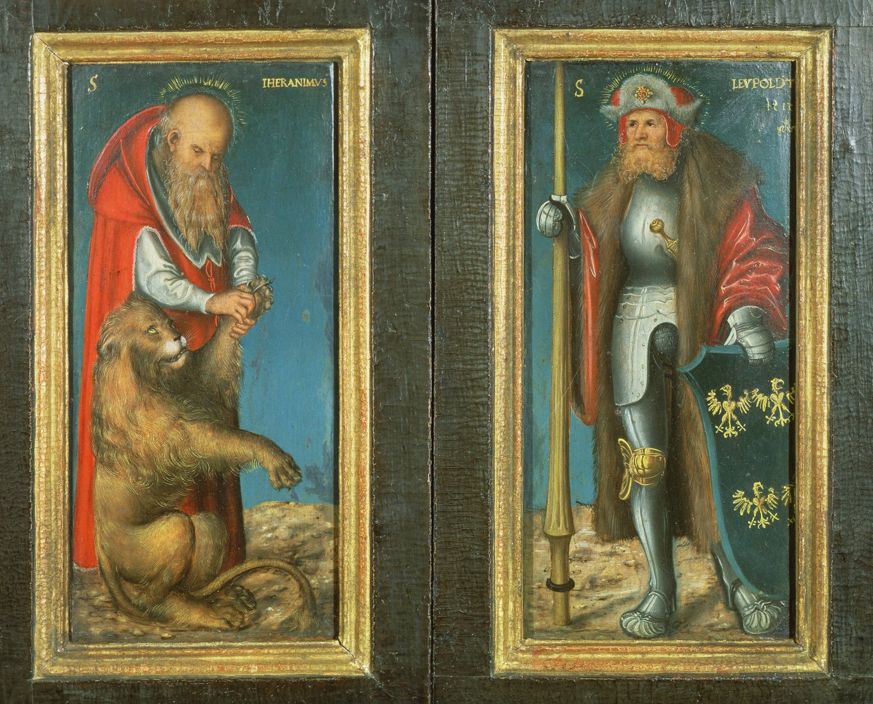 Saints Jérôme et Léopold, 1515 - Lucas Cranach the Elder
