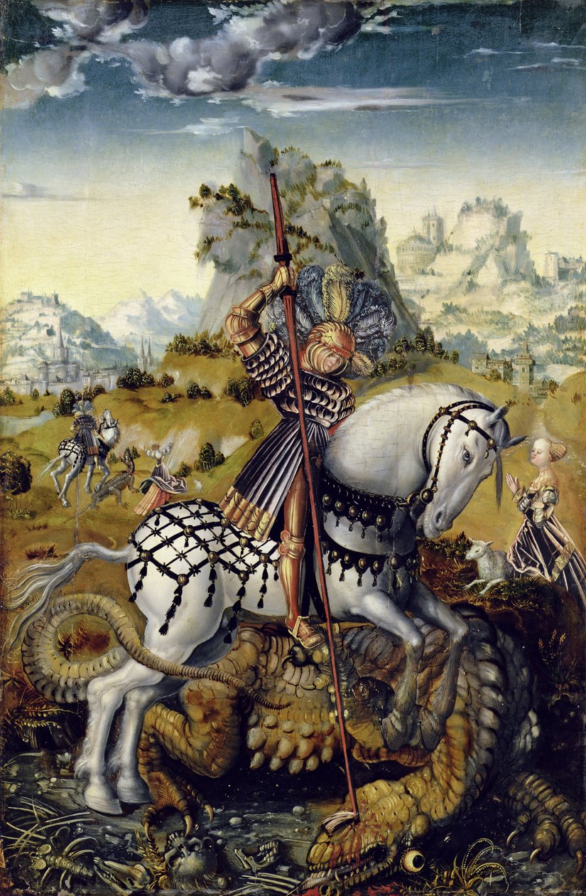 Saint Georges - Lucas Cranach the Elder