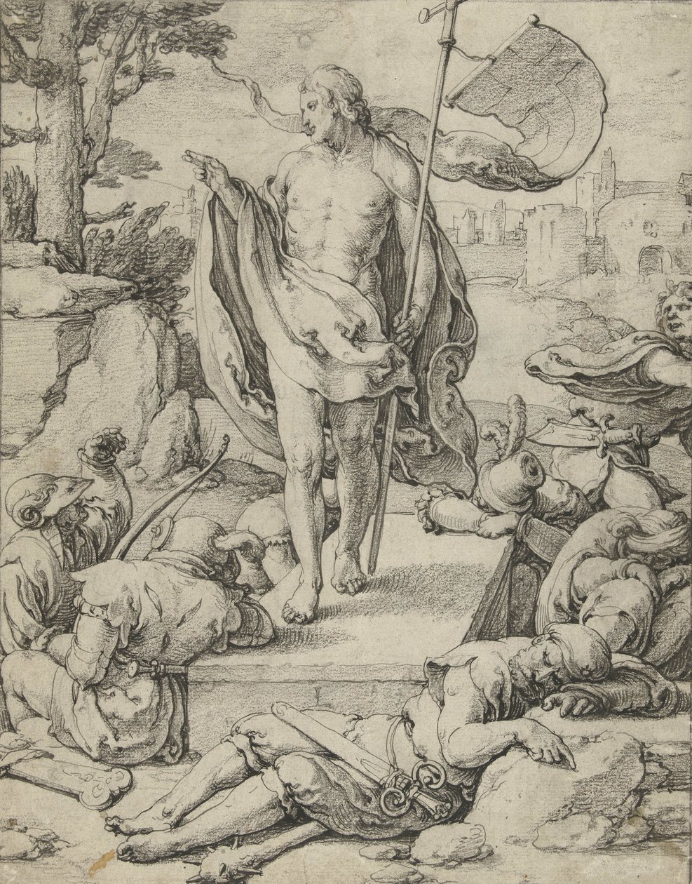 La Résurrection, c.1529-33 - Lucas van Leyden