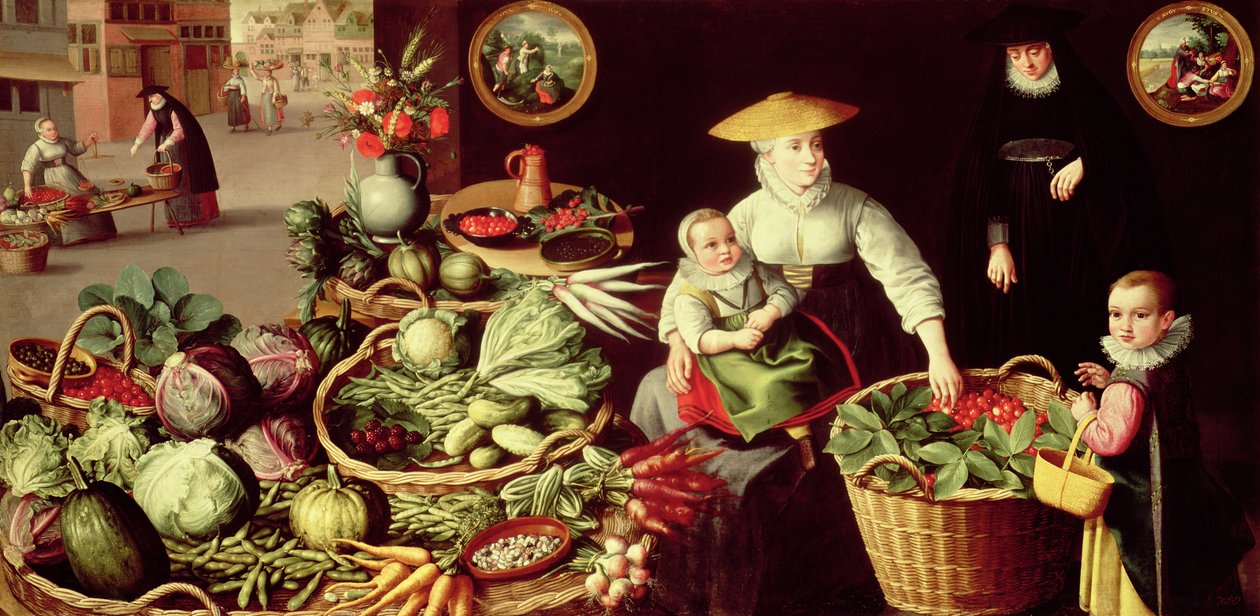 Marché aux Légumes - Lucas van Valckenborch