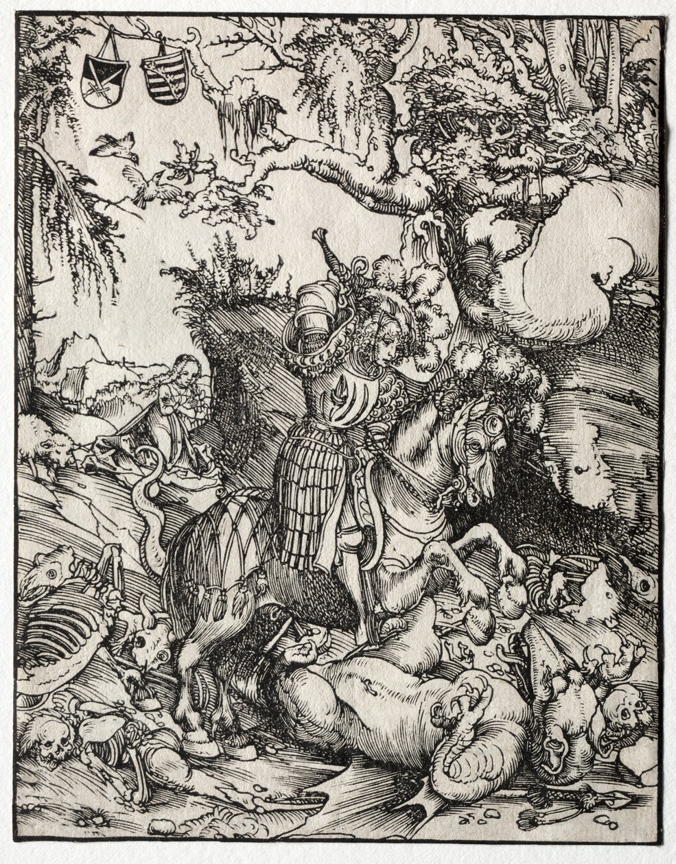 Saint Georges terrassant le dragon - Lucas Cranach