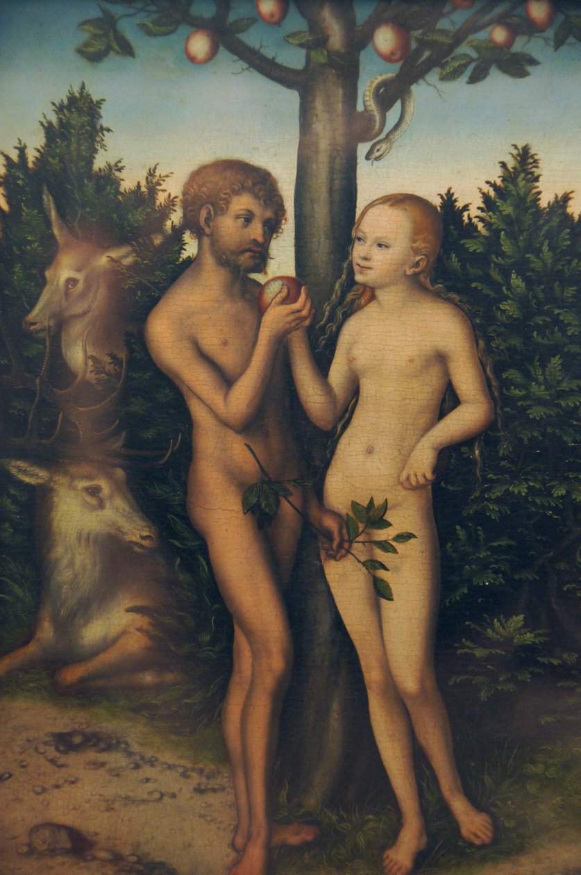 Adam et Eve - Lucas Cranach the Elder
