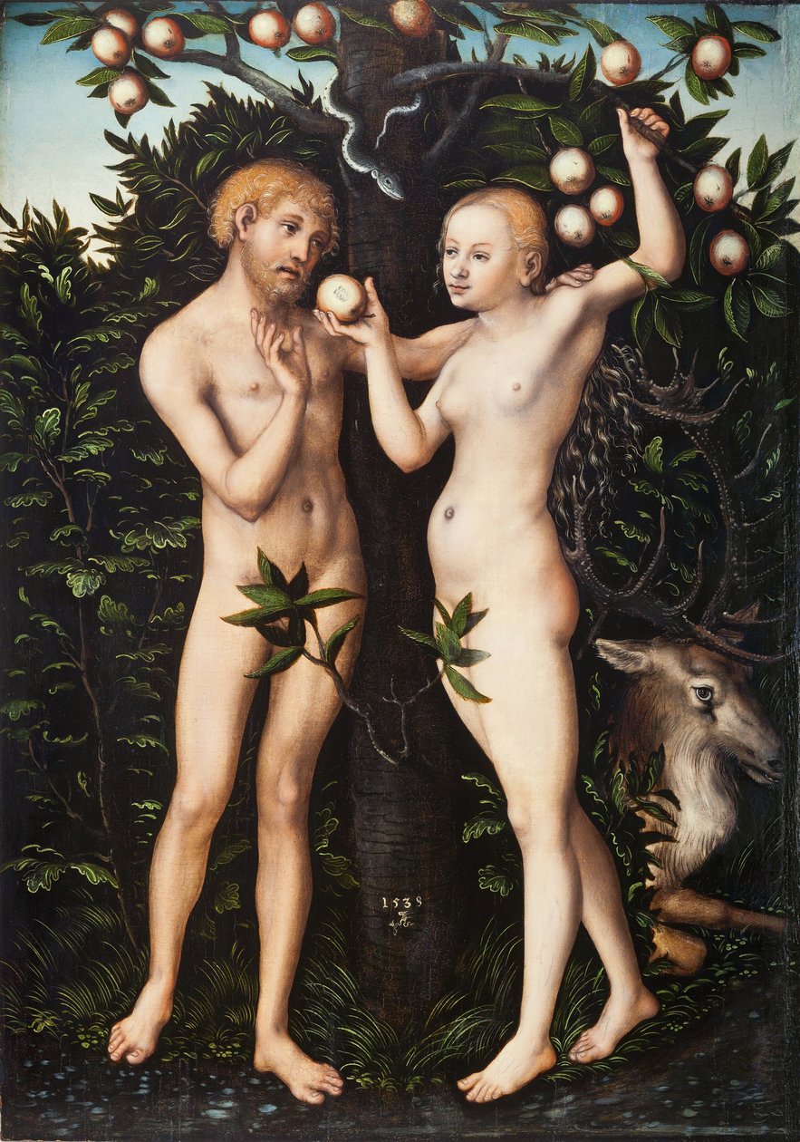 Adam et Eve - Lucas Cranach the Elder