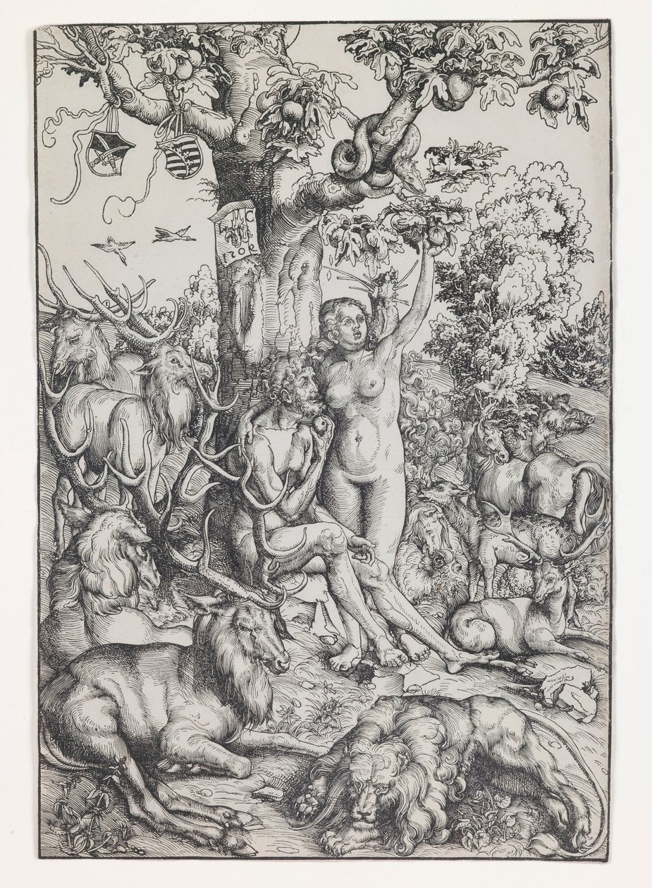 Adam et Ève au Paradis - Lucas Cranach the Elder