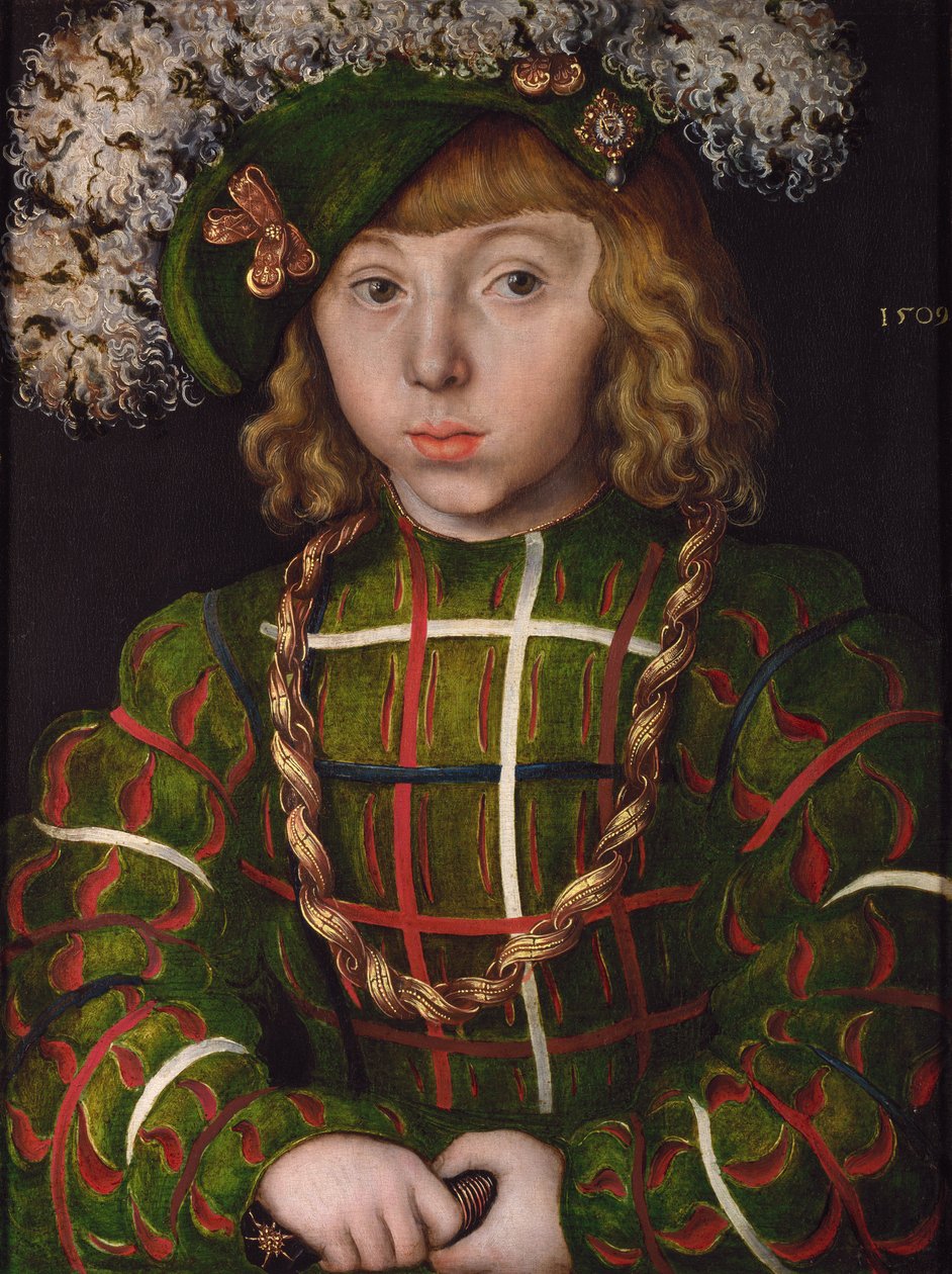 French : Portrait de Johann Friedrich I, le Magnanime Portrait of Johann Friedrich the Magnanimous - Lucas Cranach the Elder