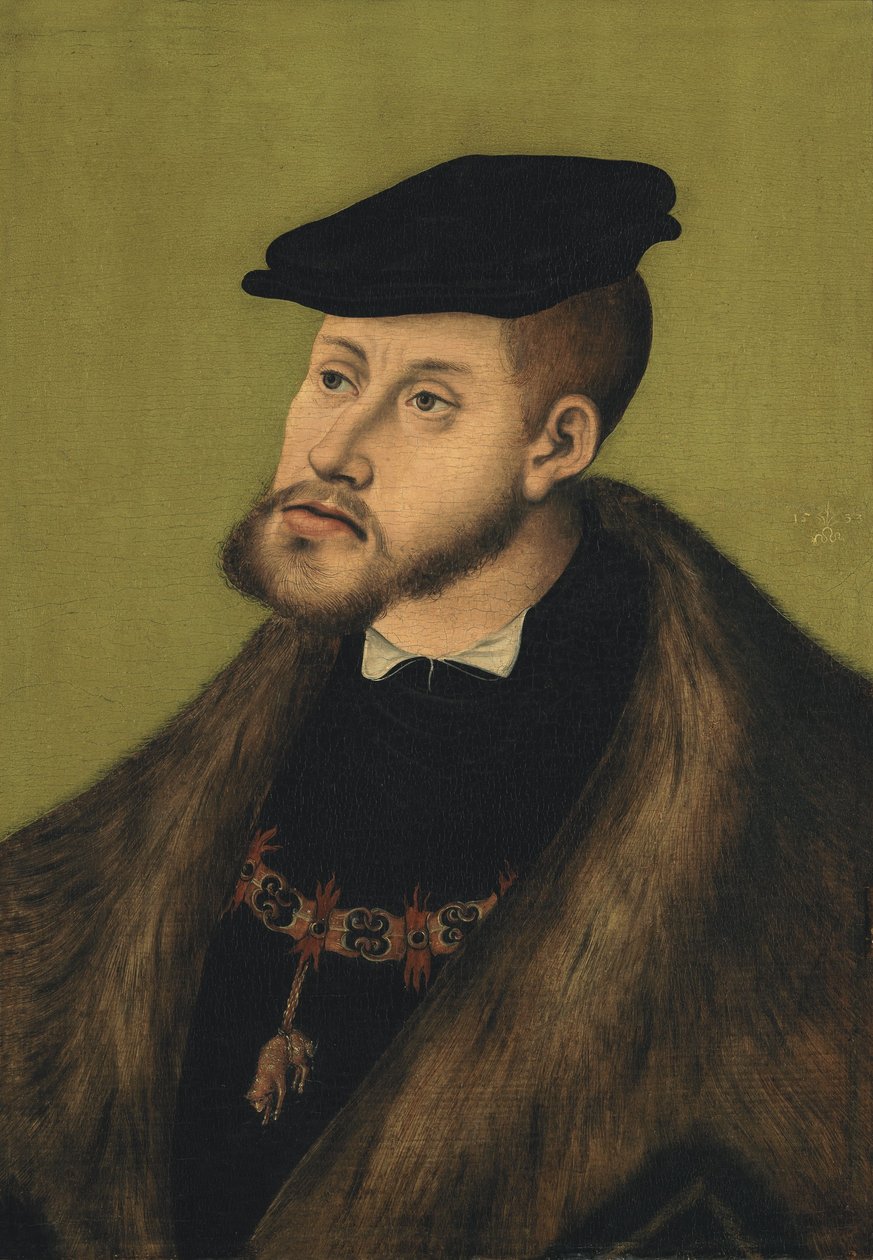 Allemand : Bildnis Kaiser Karls V. Portrait de l