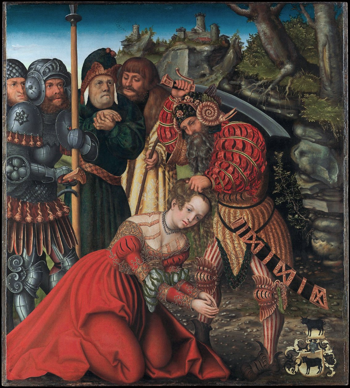 Allemand : Das Martyrium der Heiligen Barbara Le martyre de Sainte-Barbe - Lucas Cranach the Elder