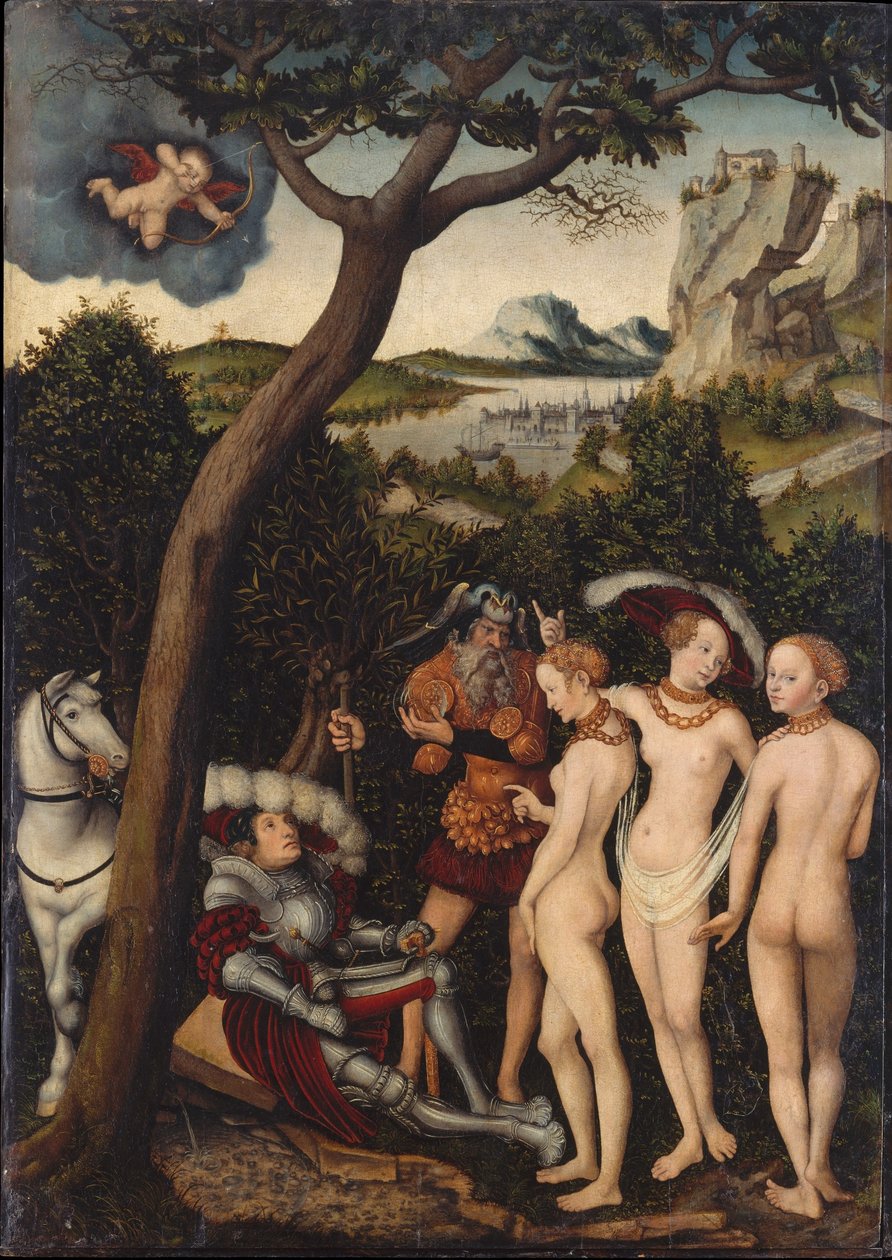 French : Le jugement de Paris The Judgment of Paris - Lucas Cranach the Elder