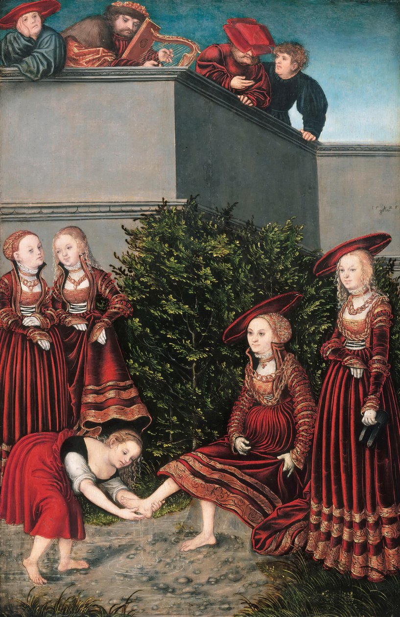 Allemand : David und Bathseba David et Bathsheba - Lucas Cranach the Elder