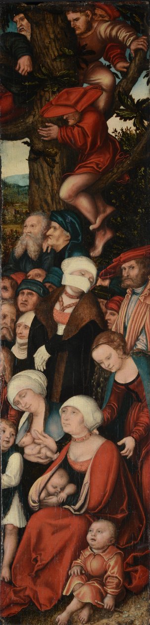French : Le sermon de Jean-Baptiste Preaching of John the Baptist - Lucas Cranach the Elder