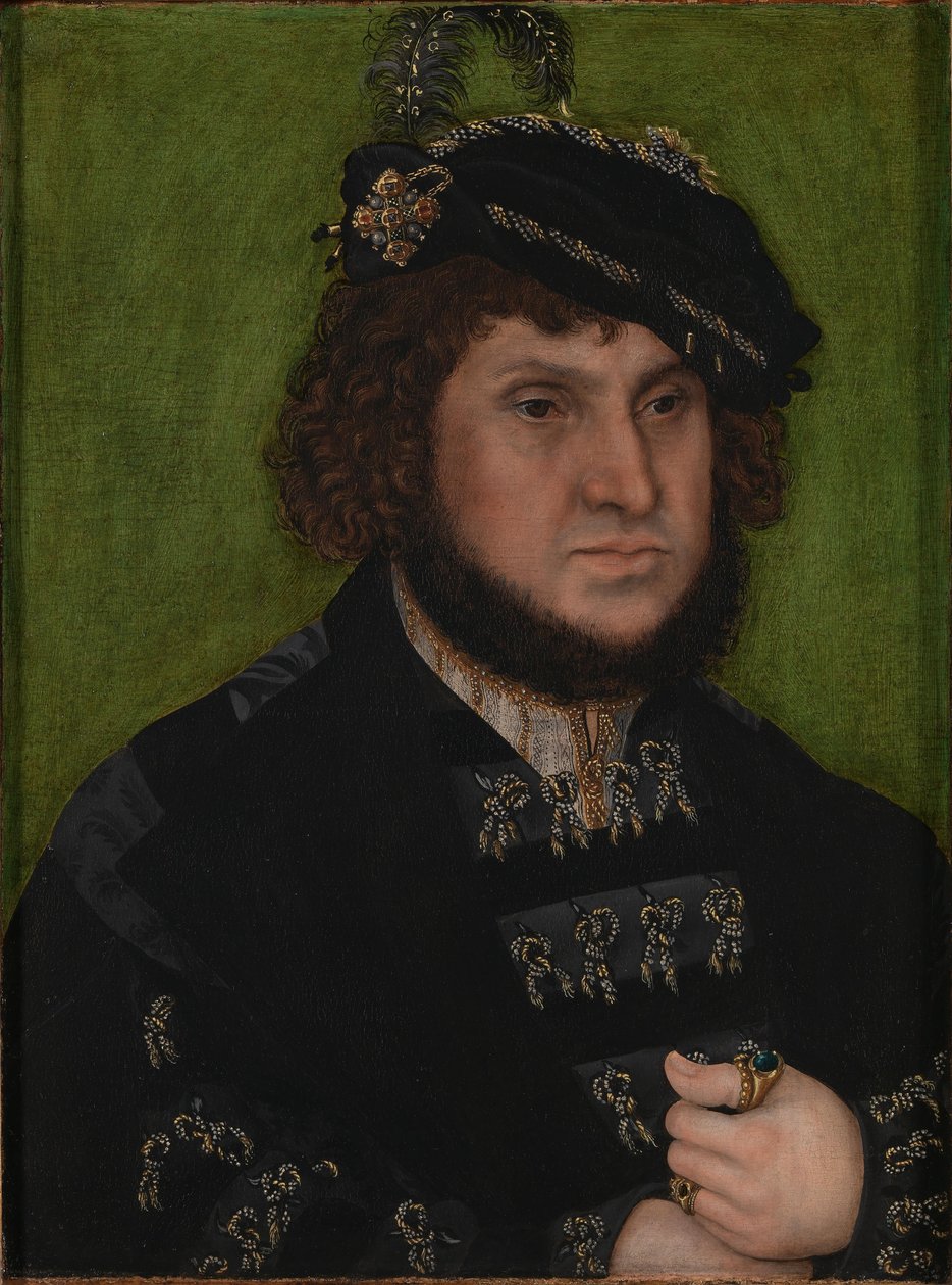 Portrait de Jean, électeur de Saxe - Lucas Cranach the Elder