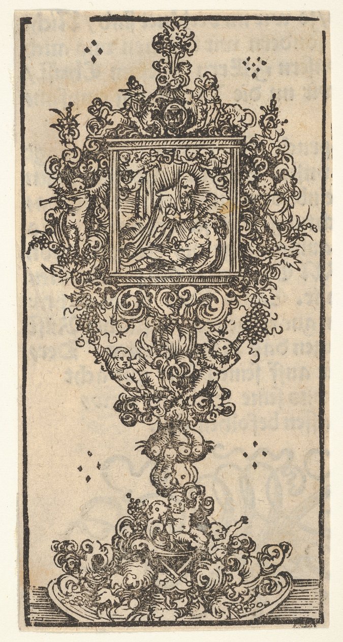 Reliquaire avec une Pietà, de la Grande Série des Reliquaires de Wittenberg - Lucas Cranach the Elder