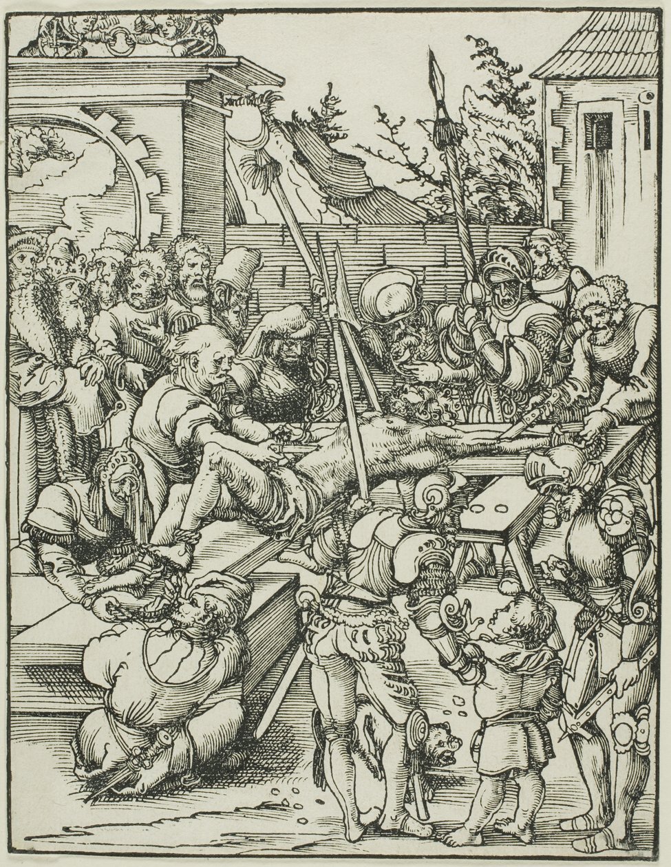 Saint Barthélemy, extrait du Martyre des Apôtres - Lucas Cranach the Elder
